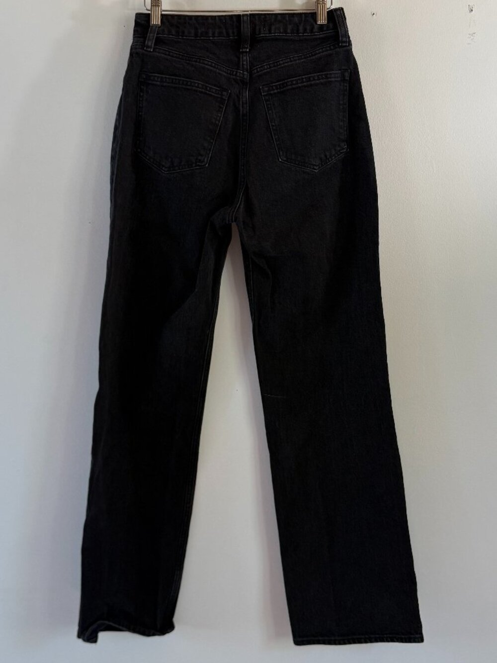 Abercrombie & Fitch 90’s Relaxed Jean High Rise Washed Black Curve Love size 27 - Picture 3 of 4